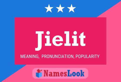 Jielit Name Poster