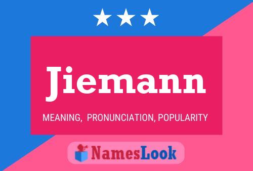 Jiemann Name Poster