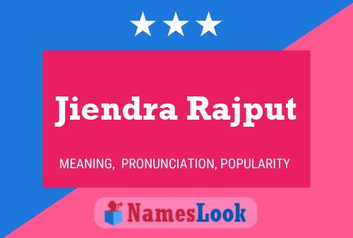 Jiendra Rajput Name Poster