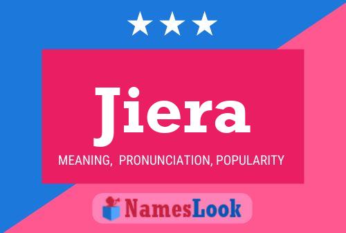 Jiera Name Poster