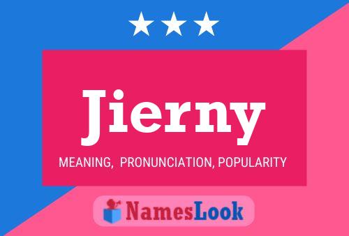 Jierny Name Poster