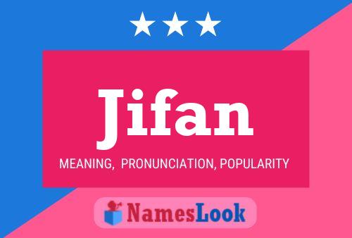 Jifan Name Poster