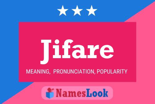 Jifare Name Poster