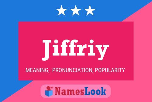 Jiffriy Name Poster