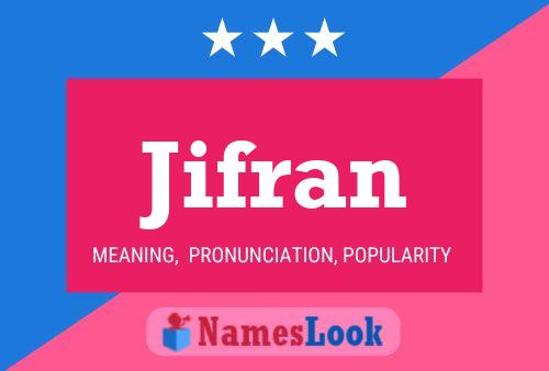 Jifran Name Poster