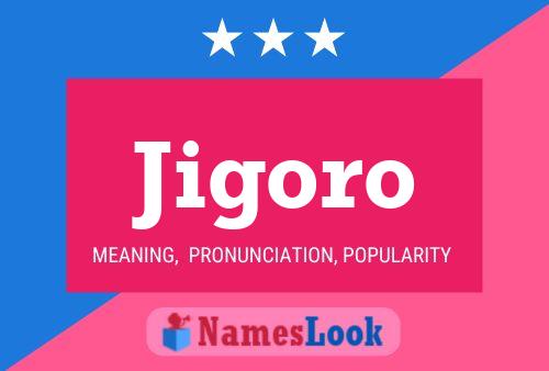 Jigoro Name Poster