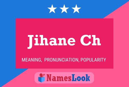 Jihane Ch Name Poster