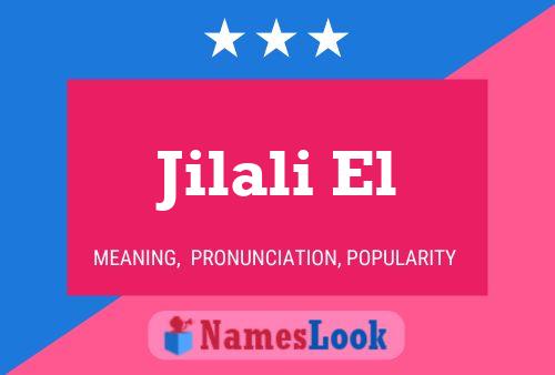 Jilali El Name Poster