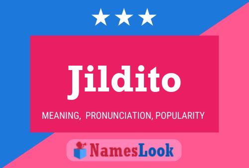 Jildito Name Poster