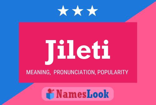 Jileti Name Poster