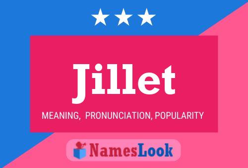 Jillet Name Poster