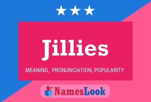 Jillies Name Poster