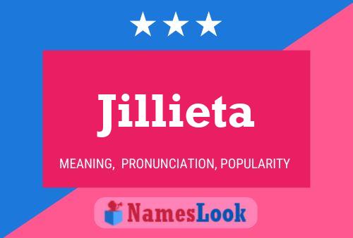 Jillieta Name Poster