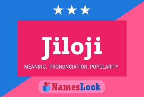 Jiloji Name Poster