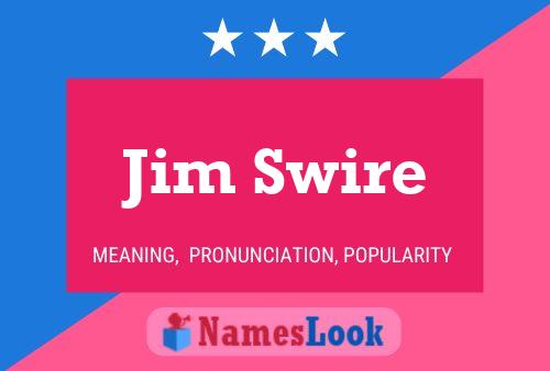 Jim Swire Name Poster