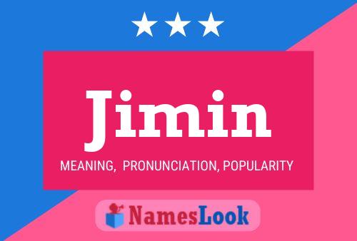 Jimin Name Poster