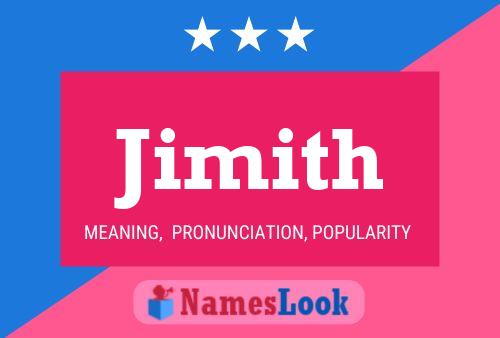 Jimith Name Poster