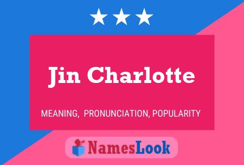 Jin Charlotte Name Poster