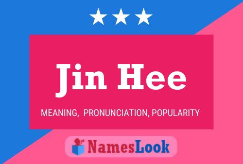 Jin Hee Name Poster