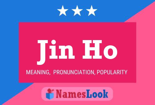 Jin Ho Name Poster