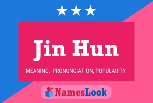 Jin Hun Name Poster