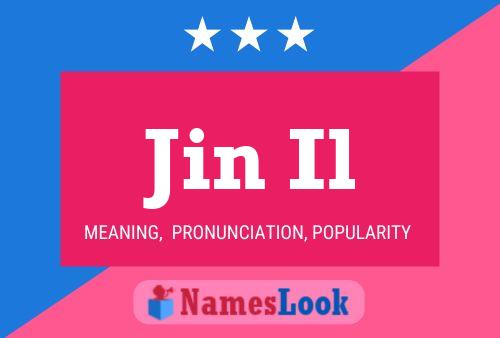 Jin Il Name Poster