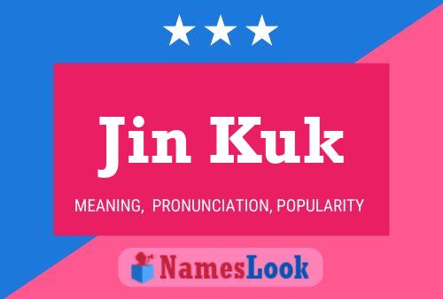 Jin Kuk Name Poster