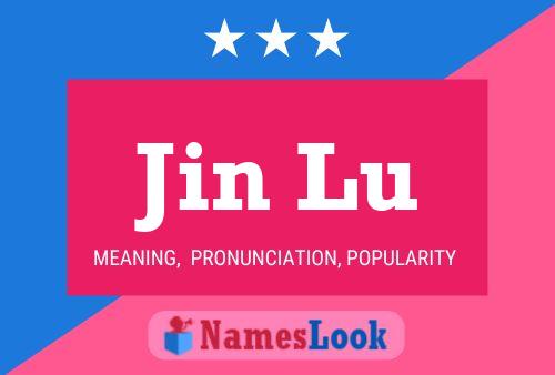 Jin Lu Name Poster