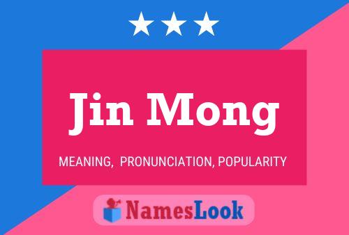 Jin Mong Name Poster