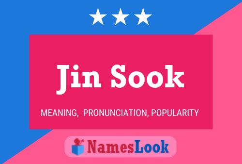 Jin Sook Name Poster