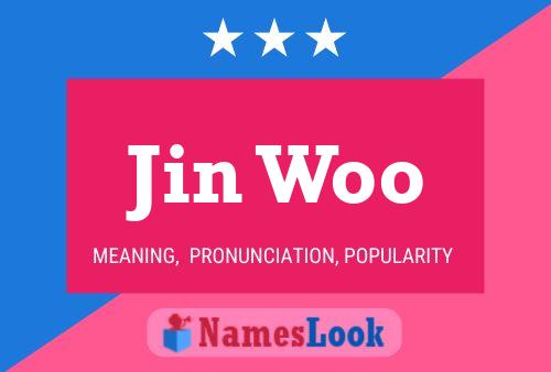 Jin Woo Name Poster