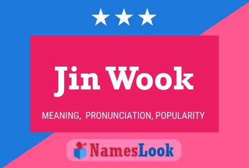 Jin Wook Name Poster