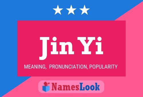 Jin Yi Name Poster