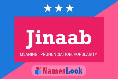 Jinaab Name Poster