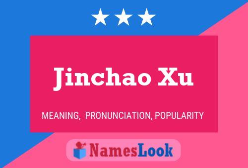 Jinchao Xu Name Poster