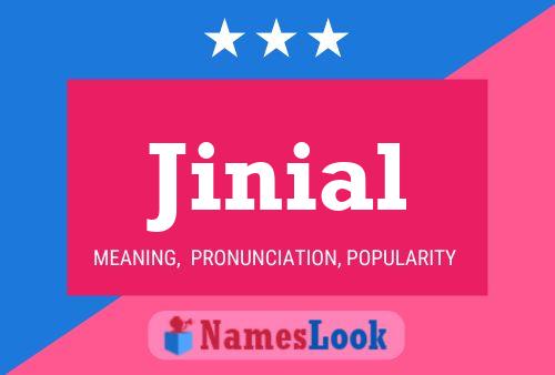 Jinial Name Poster