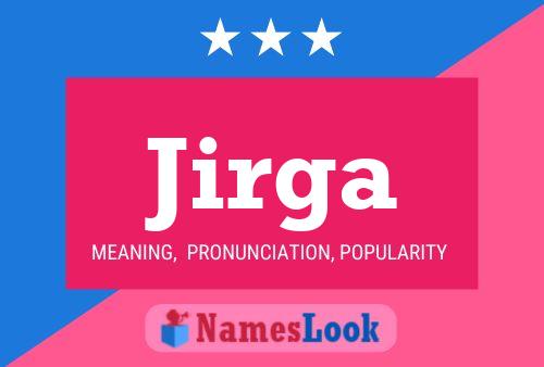 Jirga Name Poster