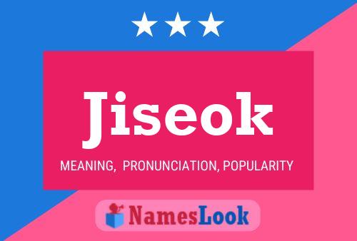 Jiseok Name Poster