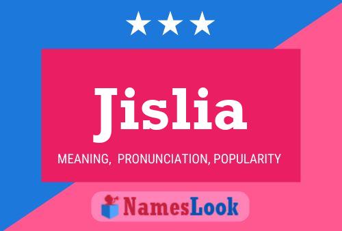 Jislia Name Poster