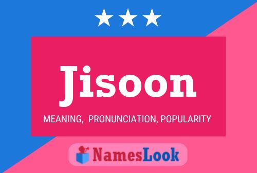 Jisoon Name Poster