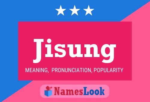 Jisung Name Poster