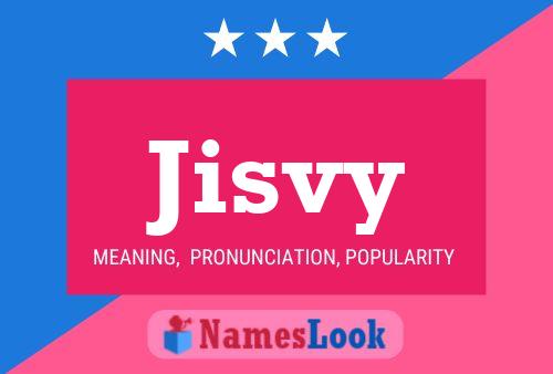 Jisvy Name Poster