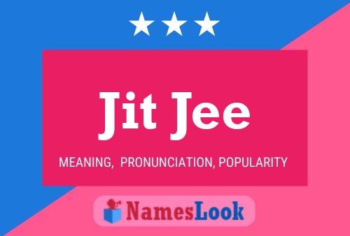 Jit Jee Name Poster