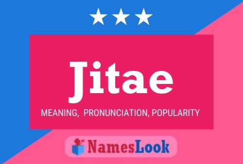 Jitae Name Poster