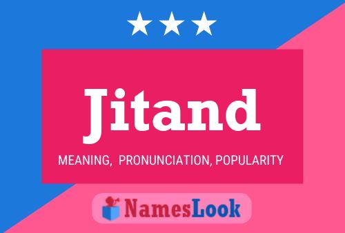 Jitand Name Poster