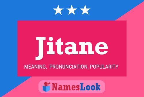 Jitane Name Poster