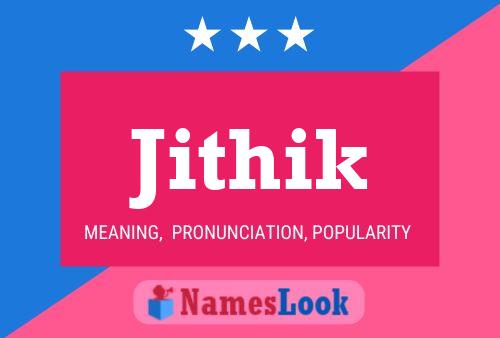 Jithik Name Poster