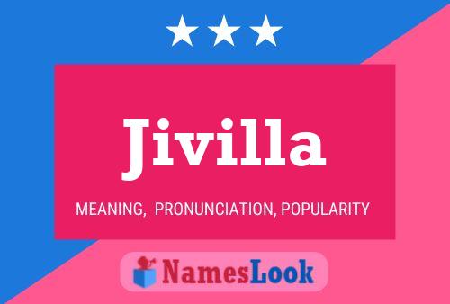 Jivilla Name Poster