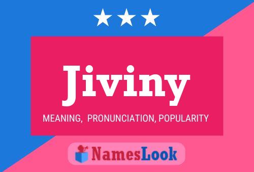 Jiviny Name Poster