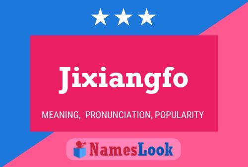 Jixiangfo Name Poster